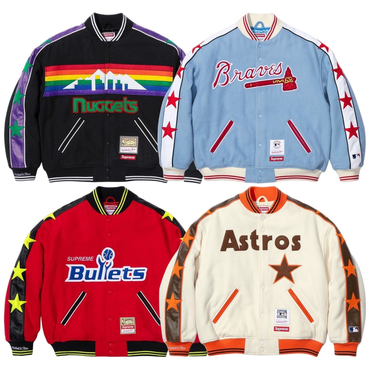 Supreme®/Mitchell & Ness® Teams Varsity Jacket